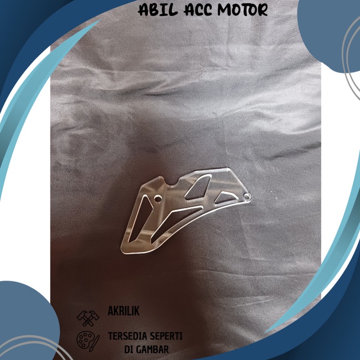 TUTUP COVER GEAR DEPAN MX KING AKRILIK RANTAI GIR MX KING 5MM PNP MIKA