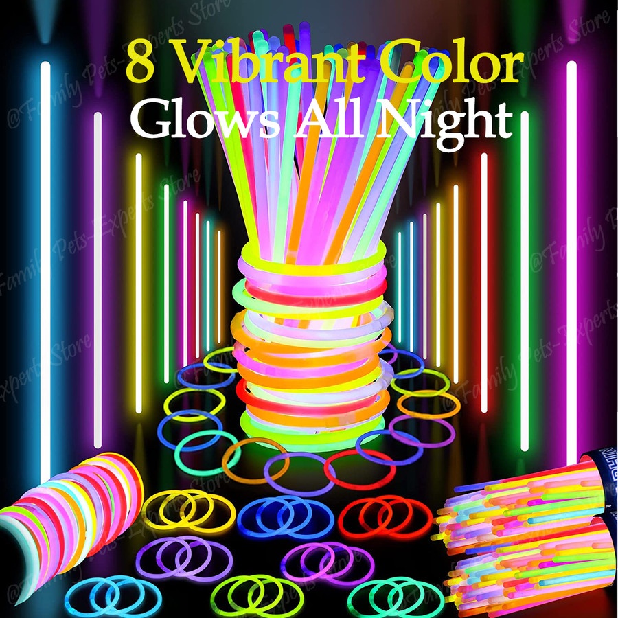 MCC GLOW STICK FOSFOR LIGHT GELANG GLOW IN THE DARK PARTY NEON FUN