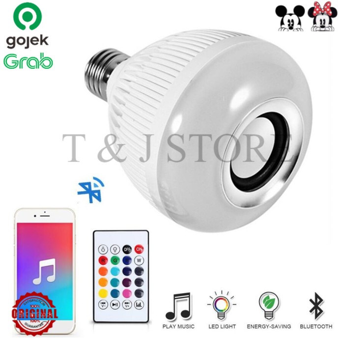 LAMPU BOHLAM SPEAKER BLUETOOTH ORI TJ