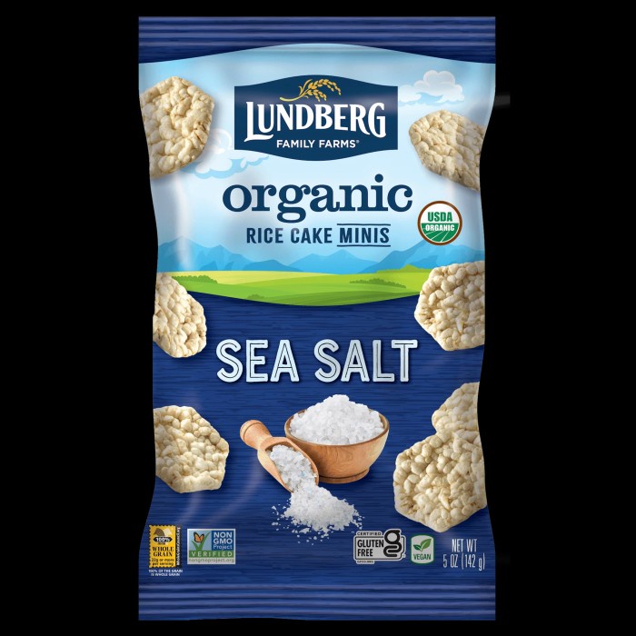 

LUNDBERG USDA Organic Rice Cake Minis - SEA SALT 142gr