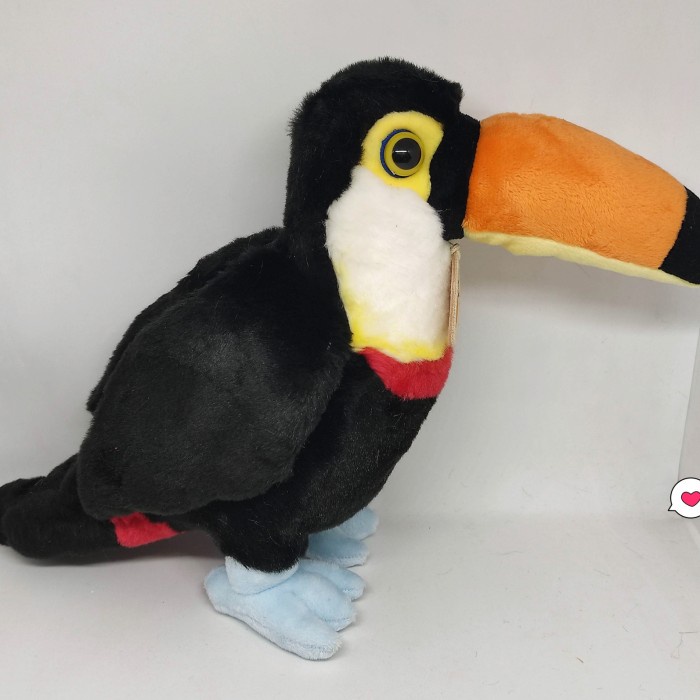 [[ WSH - BEST SELLER ]] Boneka Burung Macaw Merah/Tukan Toco/Kalong (M) - Toucan