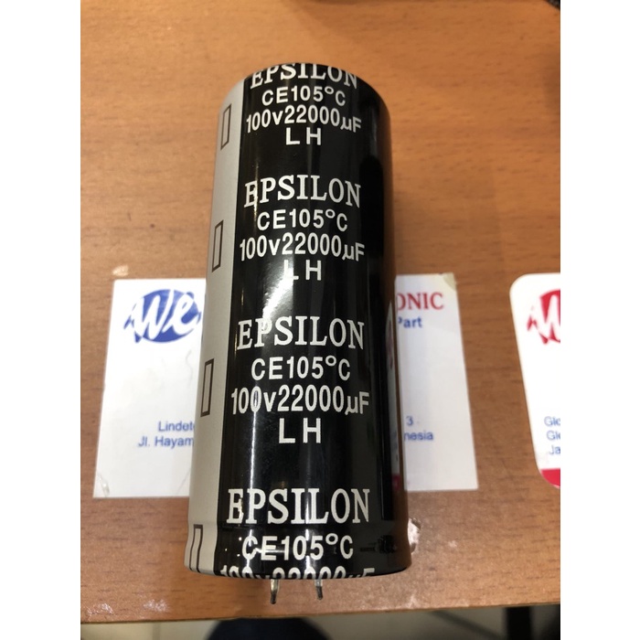 Capacitor elco 22.000uf-100v 22.000uf 100v