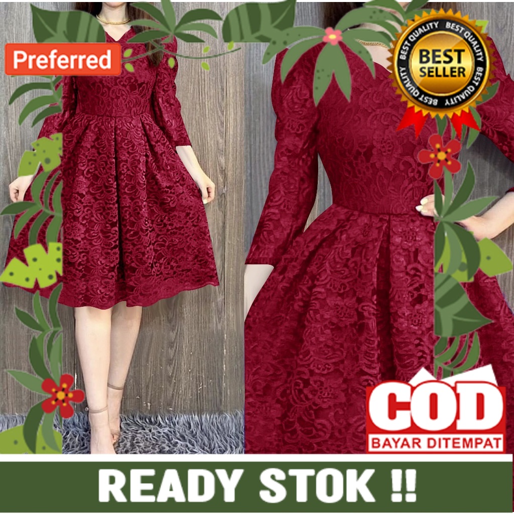 MINI DRESS PESTA BROKAT CORNELI IMPORT DRESS KOREA AGNES TERBARU UNTUK GAUN PESTA KONDANGAN DAN NATALAN WARNA MAROON// MODEL BARU TERKINI DESAIN ELEGAN / DRESS ANAK REMAJA DEWASA / DRESS PESTA / NATAL / PROMO 11.11 / PROMO 12.12/ JKT 48