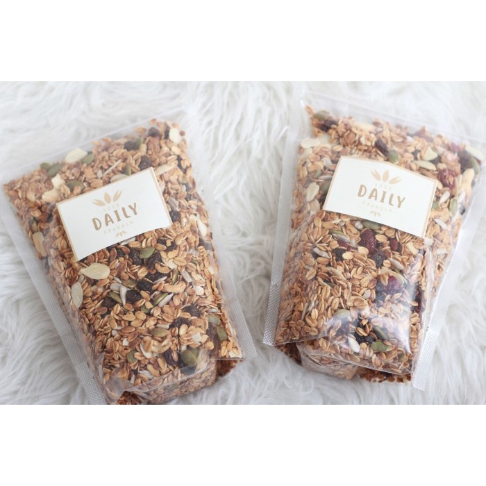 

✨PROMO✨ -GRANOLA 500gr CRISPY ENAK MURAH - CRUNCHY MIX - Less Sugar