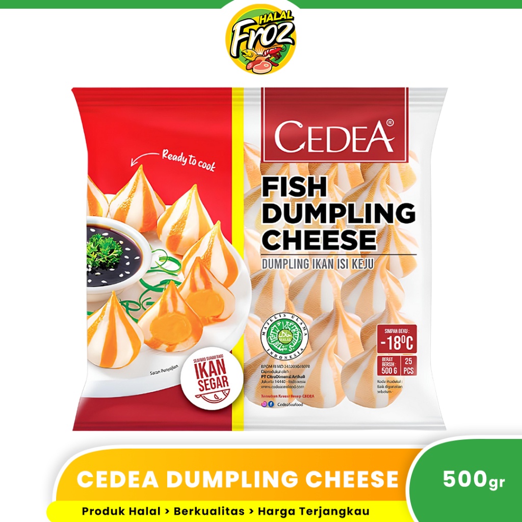 

Cedea Fish Dumpling Keju Kemasan 500gr Isi 25 Pcs HFPRS
