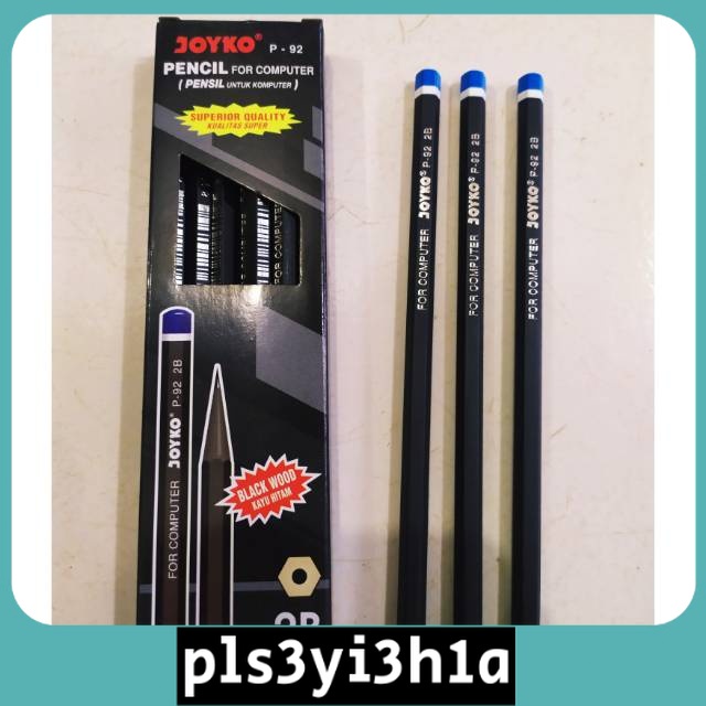 

PENCIL / PENSIL JOYKO P-92 / 2B / 1 BOX 12 PCS