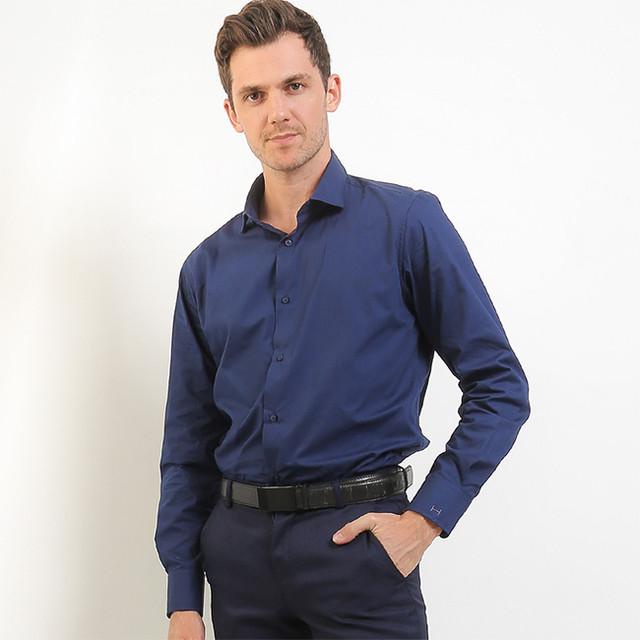 Hush Puppies Kemeja Pria Padova Navy