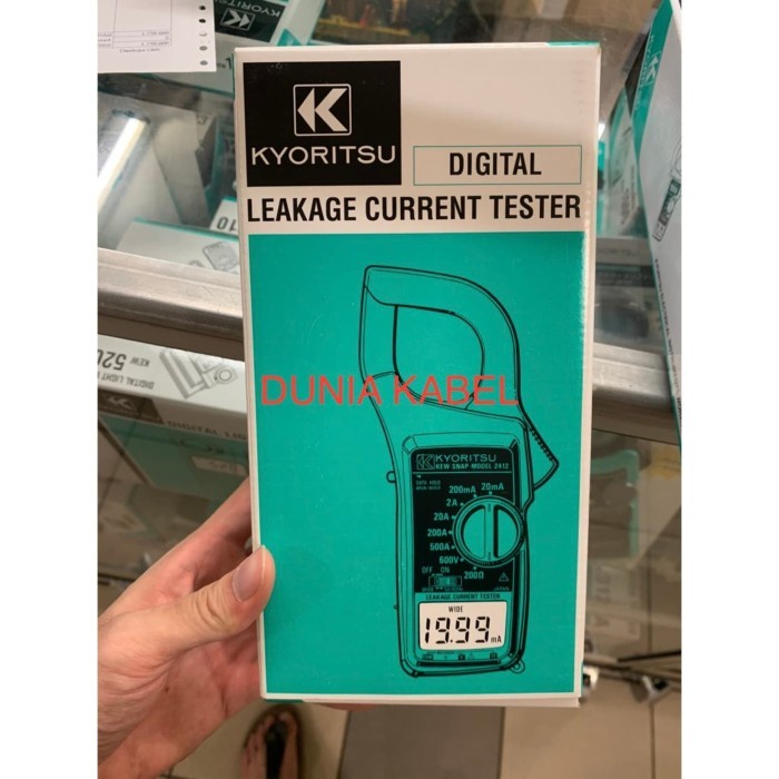 Digital Leakage Current Tester Digital Clamp Meter Kyoritsu 2412