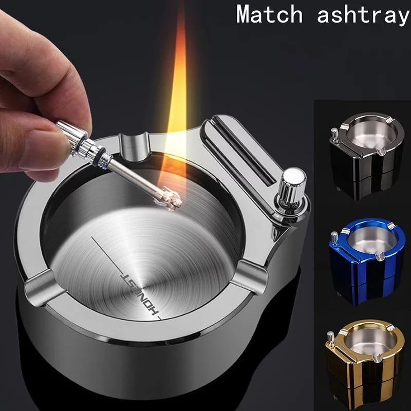 Asbak Unik Honest Asbak portable Plus Korek