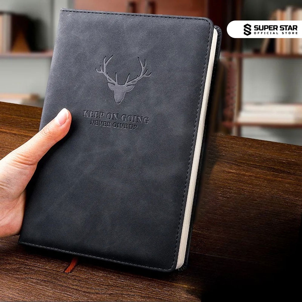 

Buku Agenda Catatan Kerja Meeting Planner Notebook Cover Kulit Jurnal Kertas A5