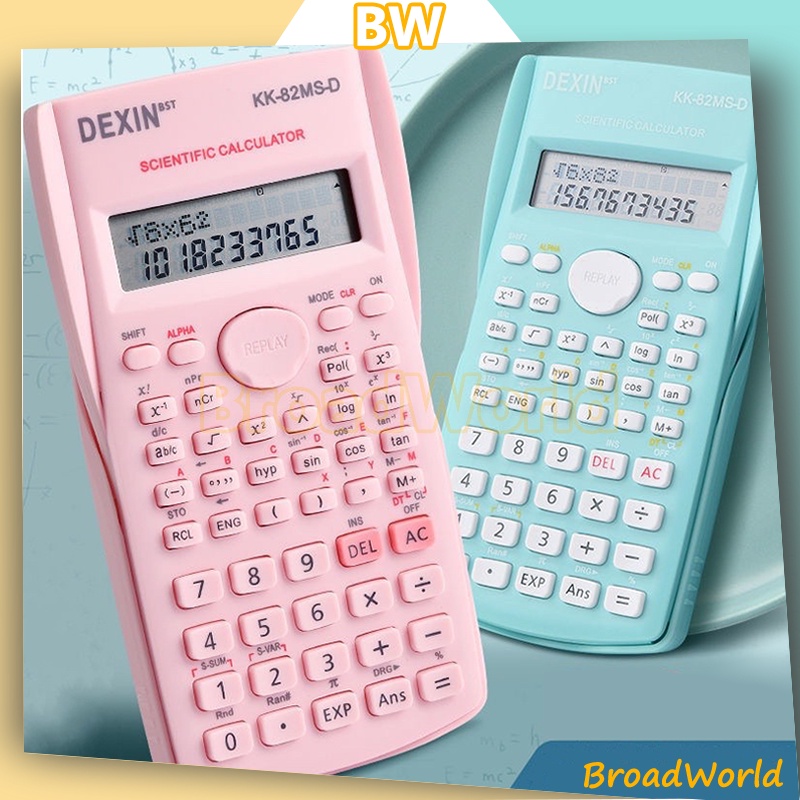 

Kalkulator Color Function / Calculator Ujian Sin Cos Tan Function 240+ / 4 Warna Scientific Calculator