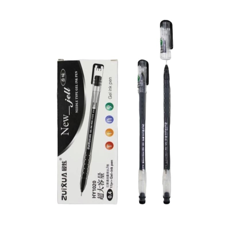 

Murah (1 pcs) Pulpen Bolpen Bolpoin Ballpoint Pena Zuixua Zui Xua New Jell Gell Pen Office Hitam 0.3mm