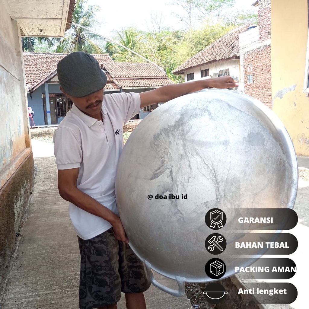 TERMURAH Wajan Kuali Penggorengan Besar 30-32