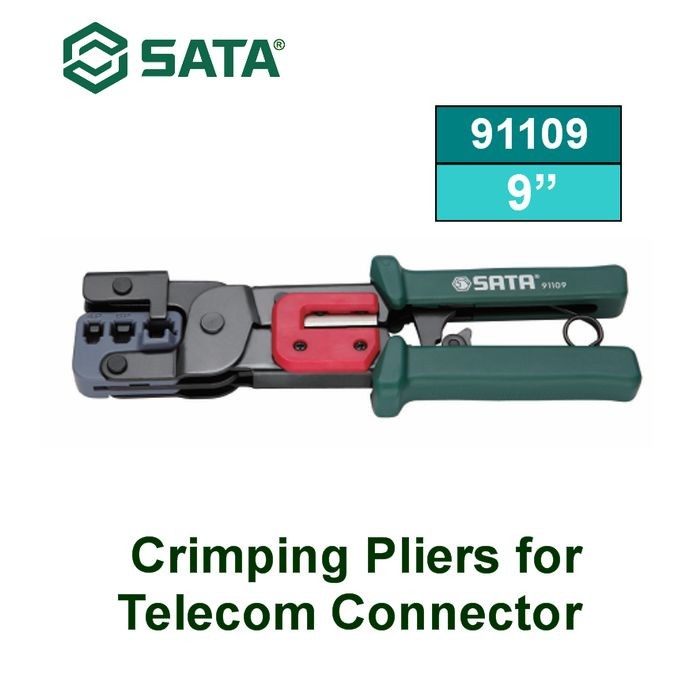 SATA TANG CRIMPING 91109 MODULAR CONNECTOR CRIMPING TOOL 9"