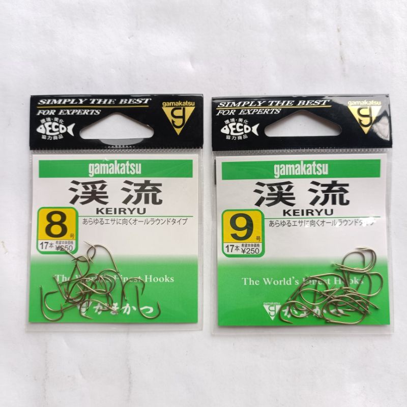 KAIL PANCING GAMAKATSU KEIRYU - GAMAKATSU HIJAU TAMPA LUBANG