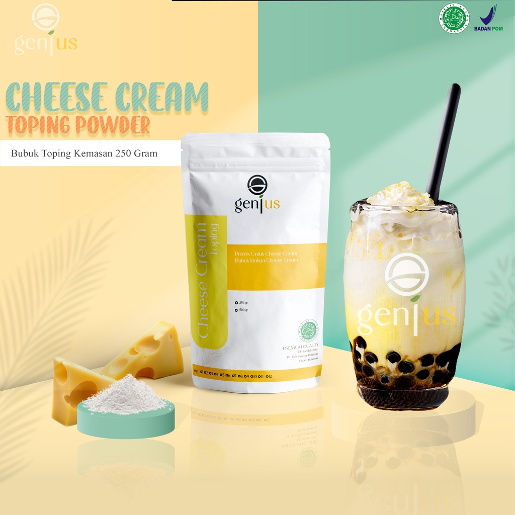 

Premium CREAM CHEESE Topping 250gr- Bubuk Cheese Foam 250gr