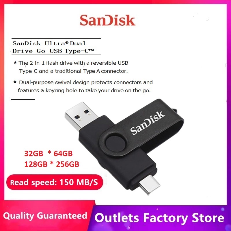 FLASHDISK OTG TYPE C USB 32GB FLASH DRIVE ULTRA DUAL USB 3.1 flashdisk Ultra Dual Drive Go USB Type-