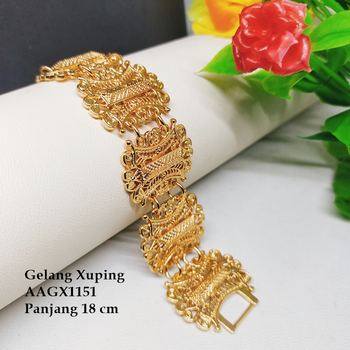 Q Jewellery Gelang Xuping  MOdel Dubai / Gelang Emas / Gelang Dubai Terbaru