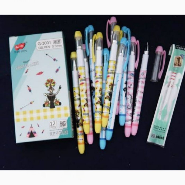 

Gel Pen ZHIXIN G-3001 0.5mm (Satuan)