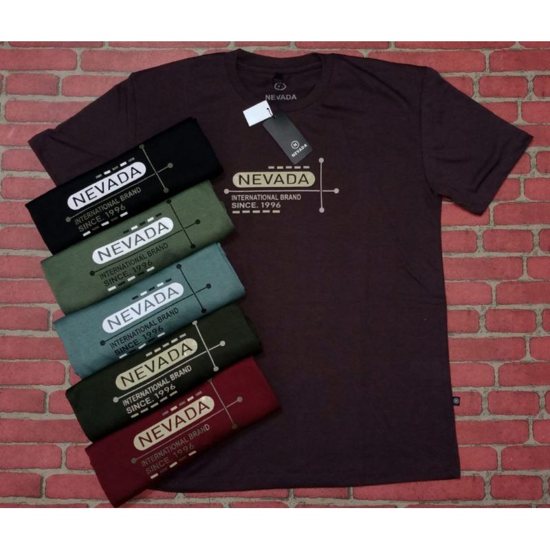 NEVADA Kaos grosir Lusinan/Harga modal Termurah/Kaos premium