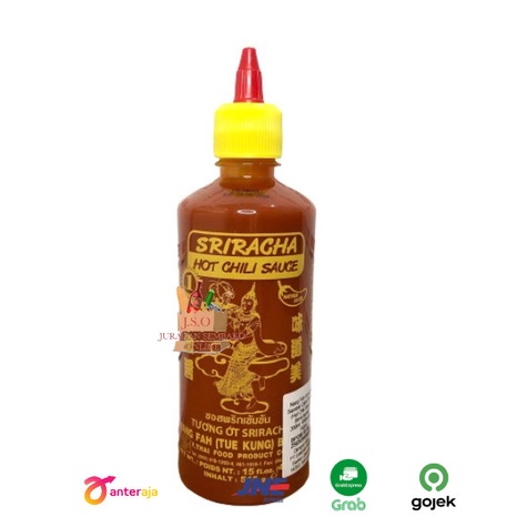 

KF97 Sriracha hot chili sauce nang fah brand 450ml/ saus sambal thailand - TANPA BUBBLE