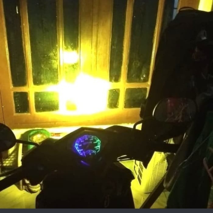 lampu led motor luminos z2 3 sisi 2 warna white yellow