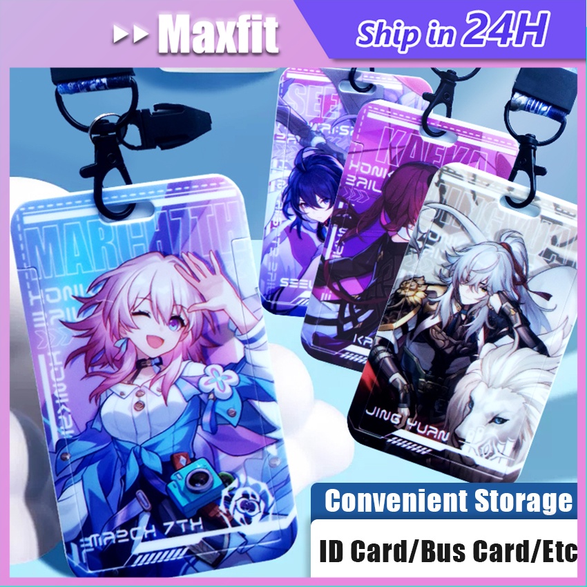 

Honkai StarRail ID Card Holder Lanyard Name Tag Holder ID Card Holder Acrylic Lucu Aesthetic Gantungan ID Card Costum Logo & Nama