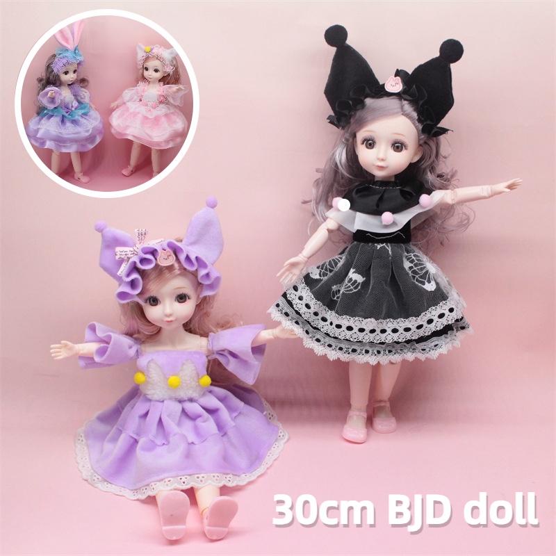 Mainan Anak Boneka BJD Doll 30cm Cute Girls Gift / Mainan anak perempuan Boneka BJD doll Princess cu