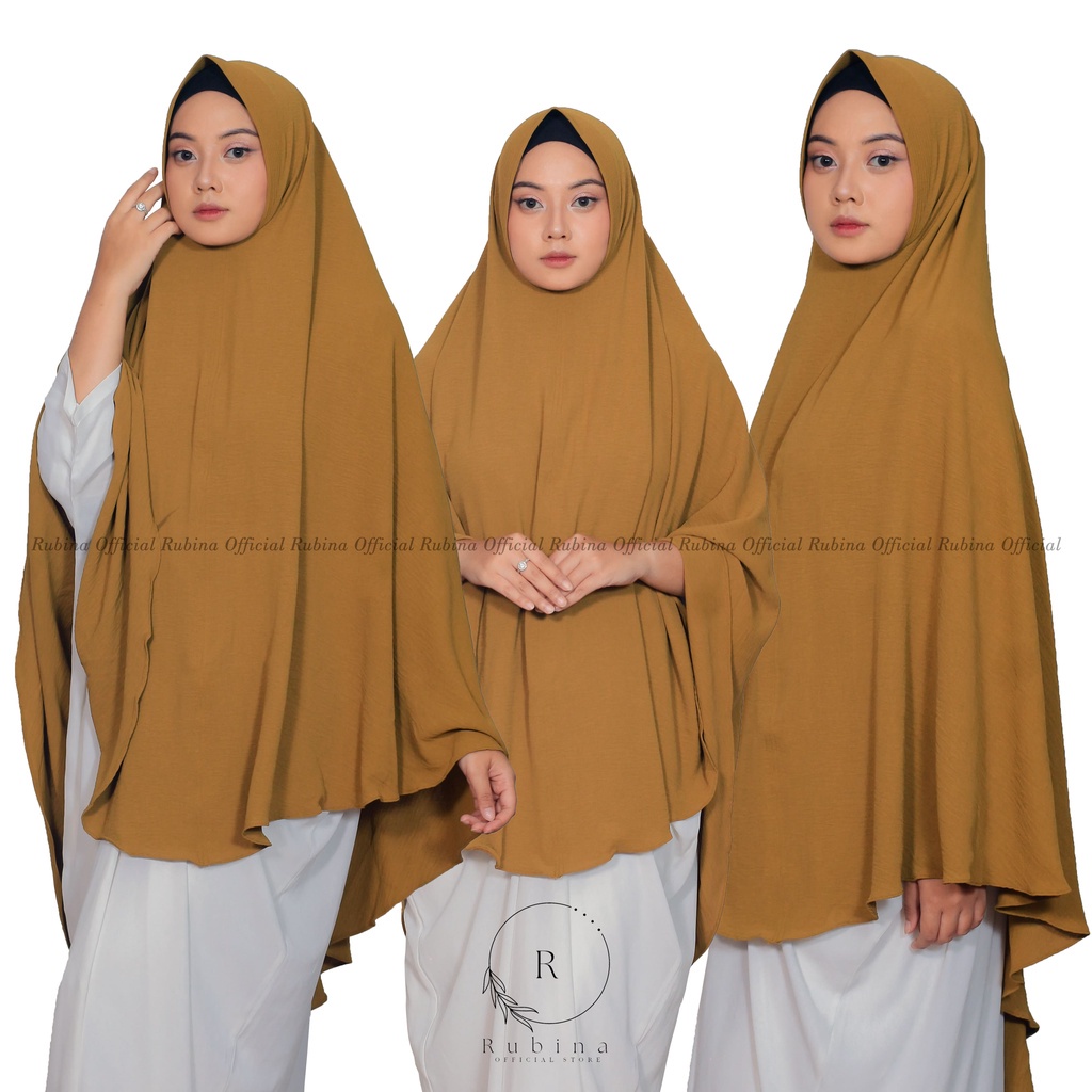 KHIMAR JILBAB JUMBO CRINKLE/HIJAB JUMBO BERGO CRINKLE AIRFLOW PREMIUM/KERUDUNG JUMBO CRINKLE/JILBAB 
