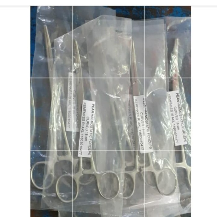 klem arteri pean bengkok 18cm
