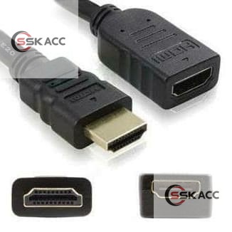 Kabel HDMI Extension 30cm Kabel HDMI Extenxion Male to Female
