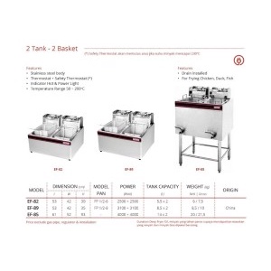 PENGGORENG LISTRIK GETRA EF-82 / ELECTRIC DEEP FRYER GETRA EF-82