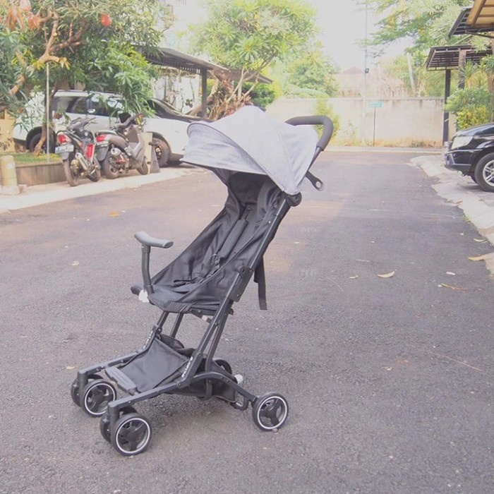 Stroller Pockit Eclaire Poche Recline 175 - grey