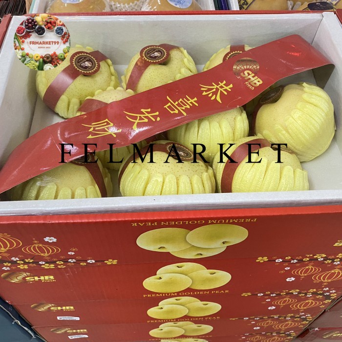 

Pear Golden Rrc 9 Pcs Premium / Hampers Buah Pear Imlek / Box