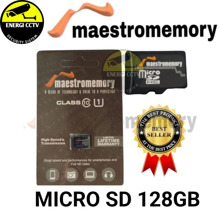 MICROSD 128GB CLASS 10 MAESTRO / MICRO SD CLASS 10 128GB MEMORY CARD