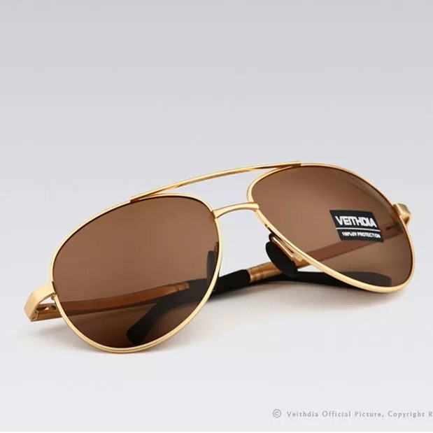 promo ✨ -VEITHDIA kacamata Polarized anti silau UV Orinal seri 1306 full set - FRAMEGREY, tanpa minu