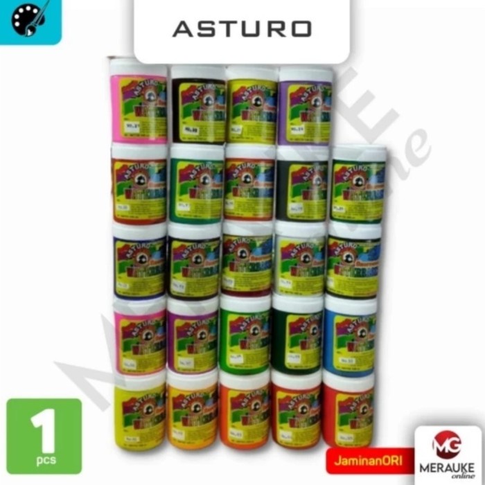 

Cat Poster ASTURO 100CC Warna Emas & Perak