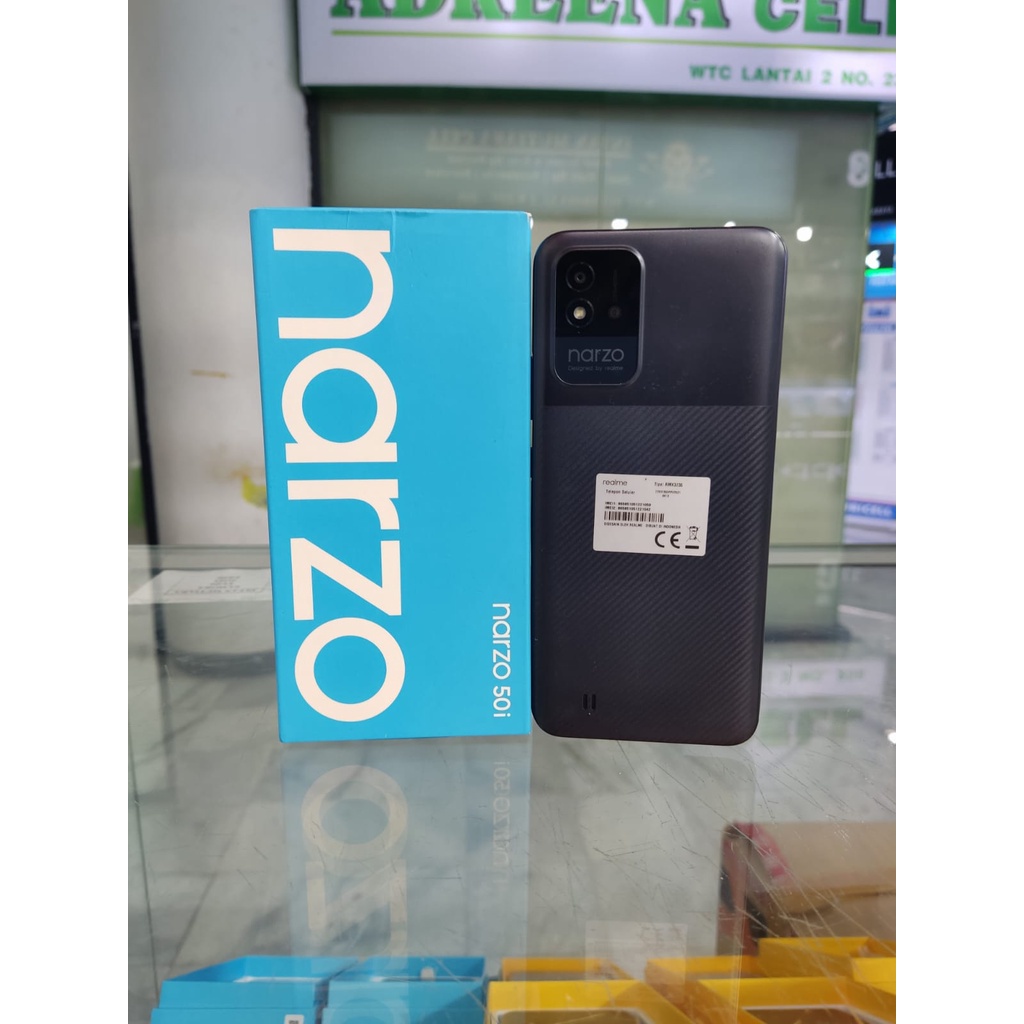 Realme Narzo 50i Ram 4 Rom 64GB Bekas Original