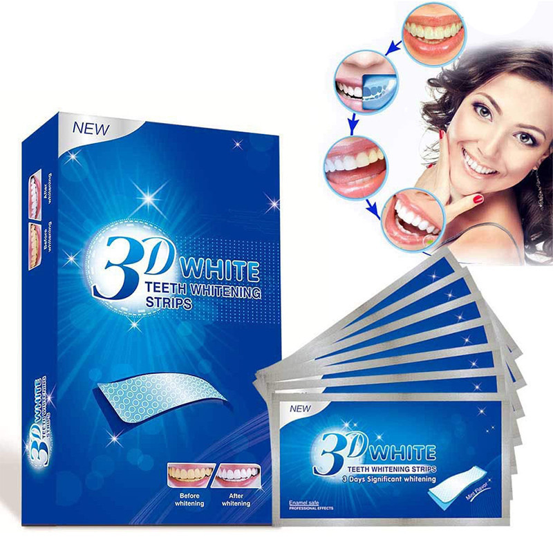 [COD] 1 Pasang 2 Lembar Stiker Pemutih Gigi 3D putih Yang Mempesona-KY
