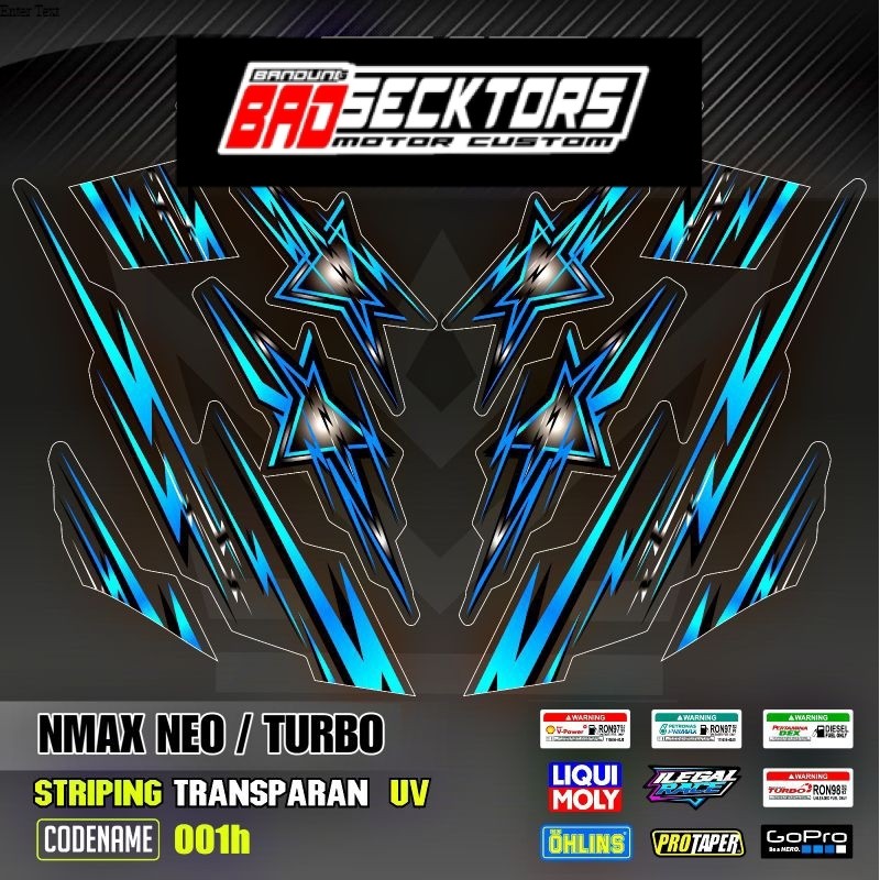 Decal Sticker Striping Variasi Nmax Neo Nmax Turbo Nmax Star Yamaha Nmax 155 Neo S Nmax 155 Turbo Al