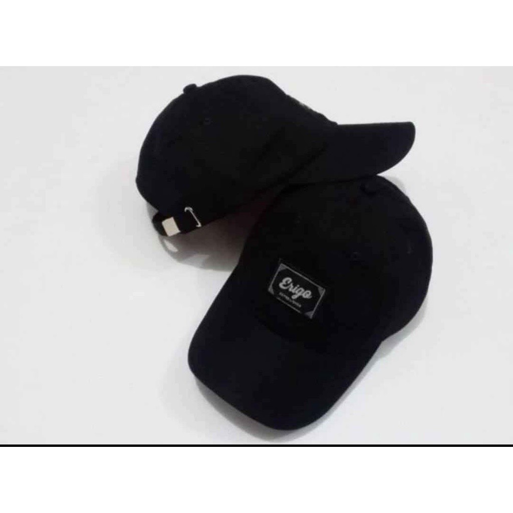 Topi Erigo Terbaru 2021 TOPI PRIA DISTRO BASEBALL IMPORT erigo HITAM ORIGINAL - BAHAN BERKUALITAS PR
