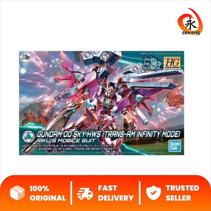 HGBD Gundam 00 Sky HWS -Trans-AM Infinity Mode - Bandai