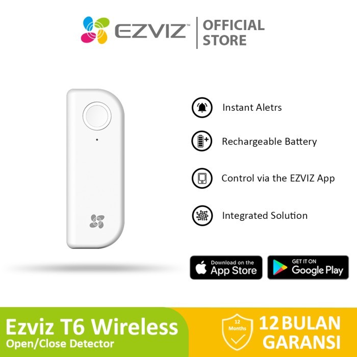 

Ezviz T6 Alarm Wireless Open Close Detector for Door and Window