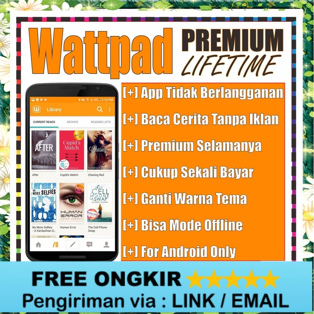 Aplikasi Wattpad Premium Android