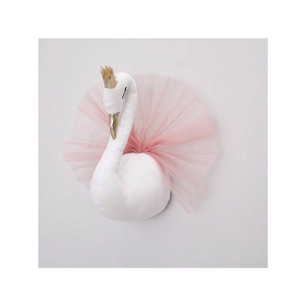 Newborn Photography Props Baby Room Decoration Doll Ornament Crown Swan Wall Decoration Doll Childre