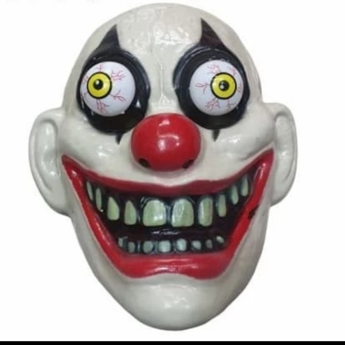 Topeng Setan Topeng Hantu Halloween - Putih