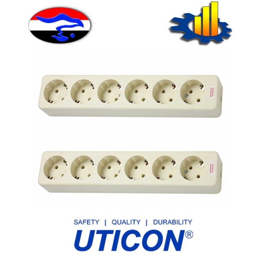 Uticon Stop Kontak Lubang 6