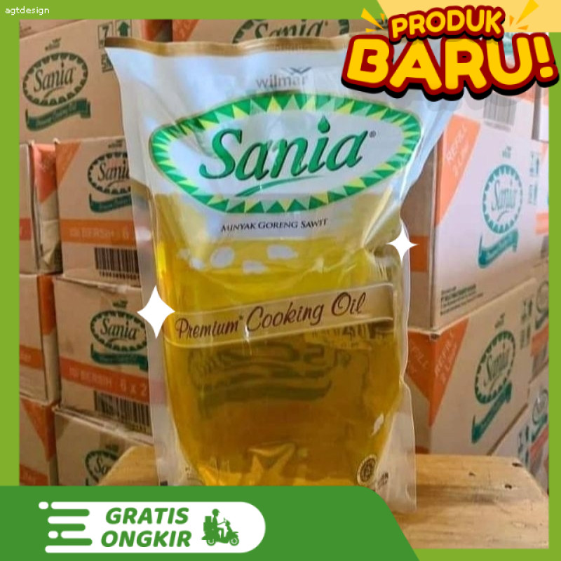 

PAKET MURAH 2 PCS Sania Minyak Goreng 1L