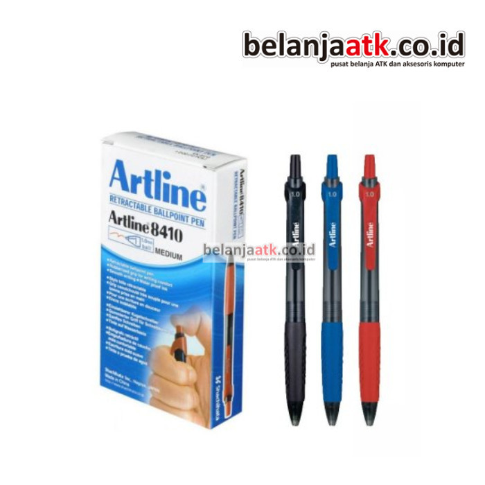

Pulpen/Bolpen/Bolpoin Artline 8410 - Hitam