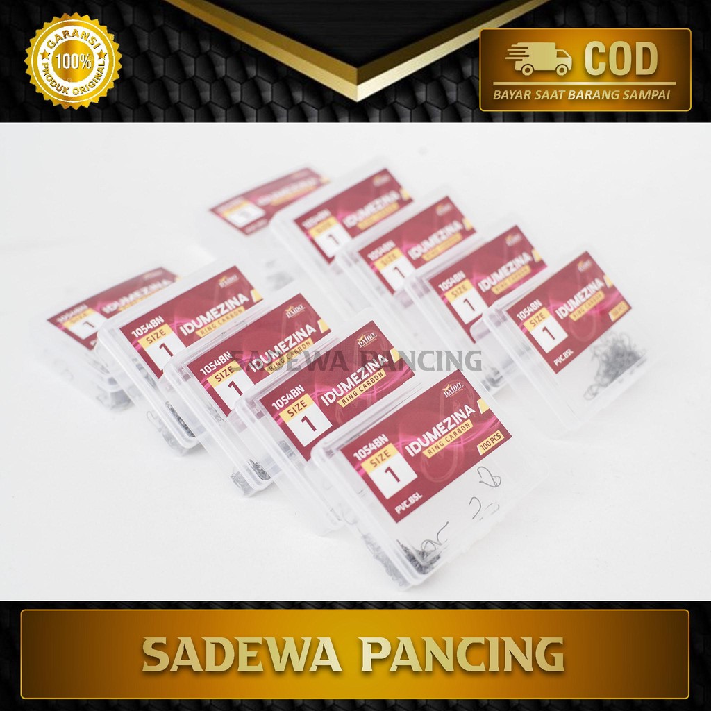 Mata Kail Daido / Ohama Box Idumezina Ring Carbon 1054BN/ Mata Kail Isi 100/ Kail Murah/ Kail Isi 10